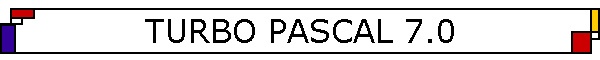 TURBO PASCAL 7.0